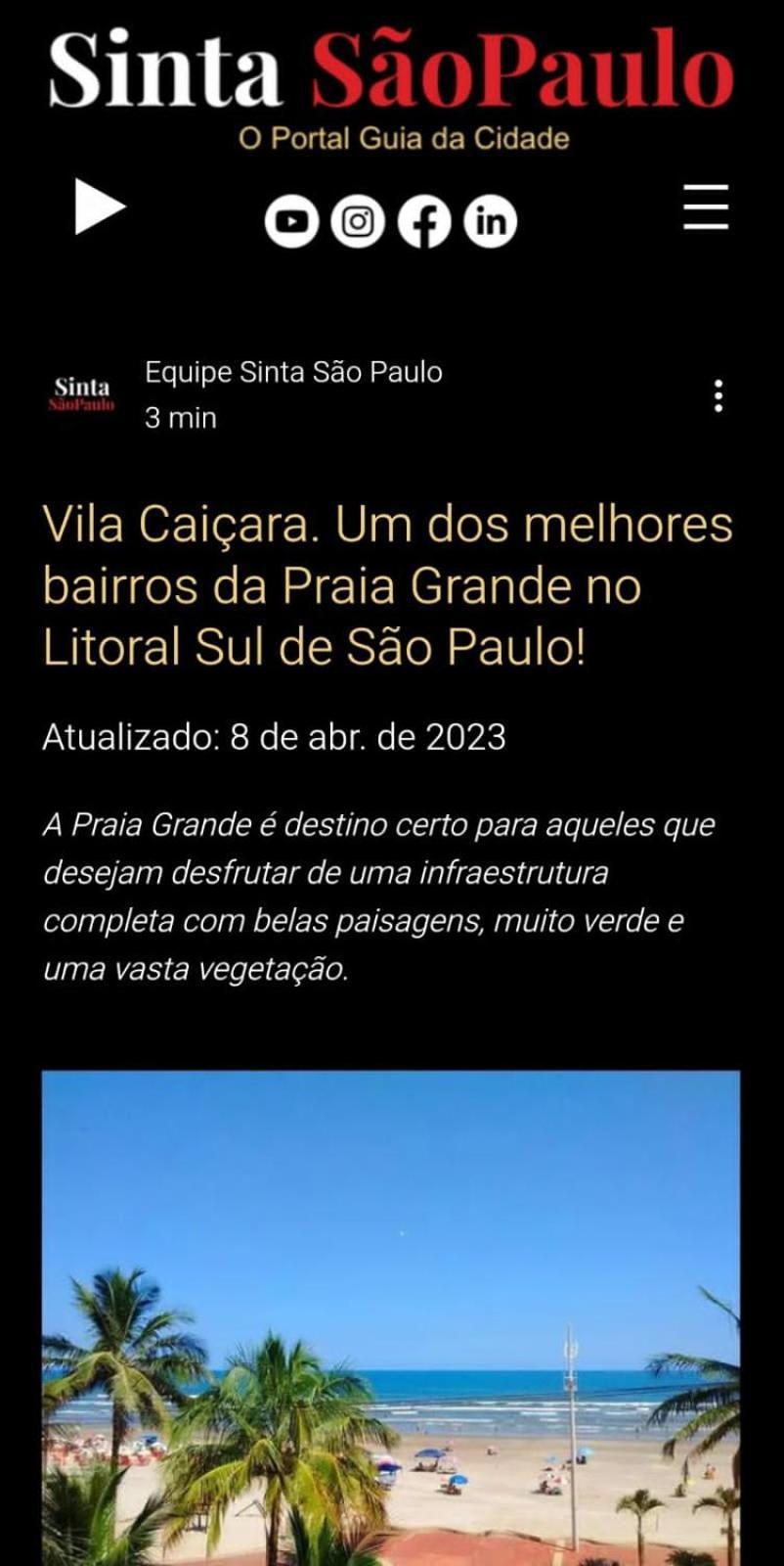 Ap Vila Caicara Praia Grande  Eksteriør bilde